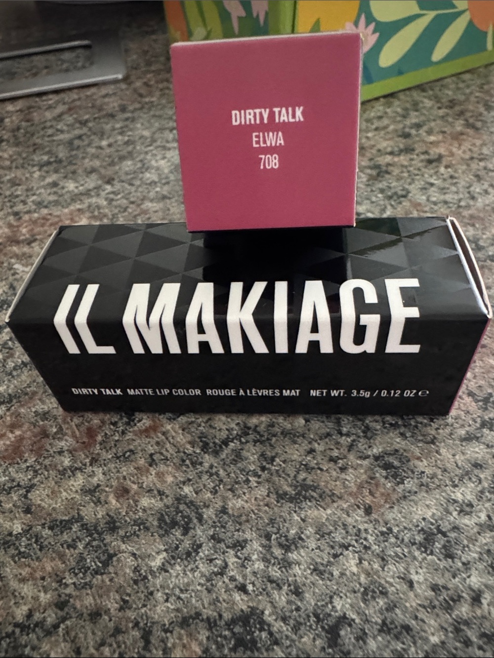 Lot of 2!! NWT IL Makiage Dirty talk Matte lip color Elwa #708